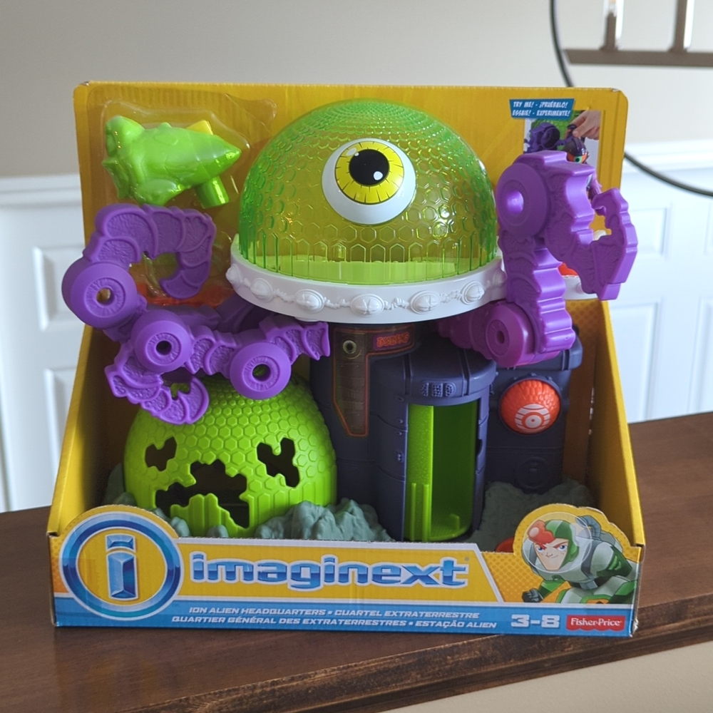 Imaginext Ion Alien Headquarters NEW Fisher Price